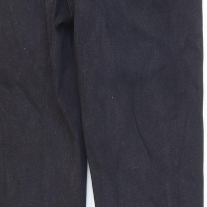 Mens UK Size 28 in Topshop Regular Fit Skinny Black Jeans