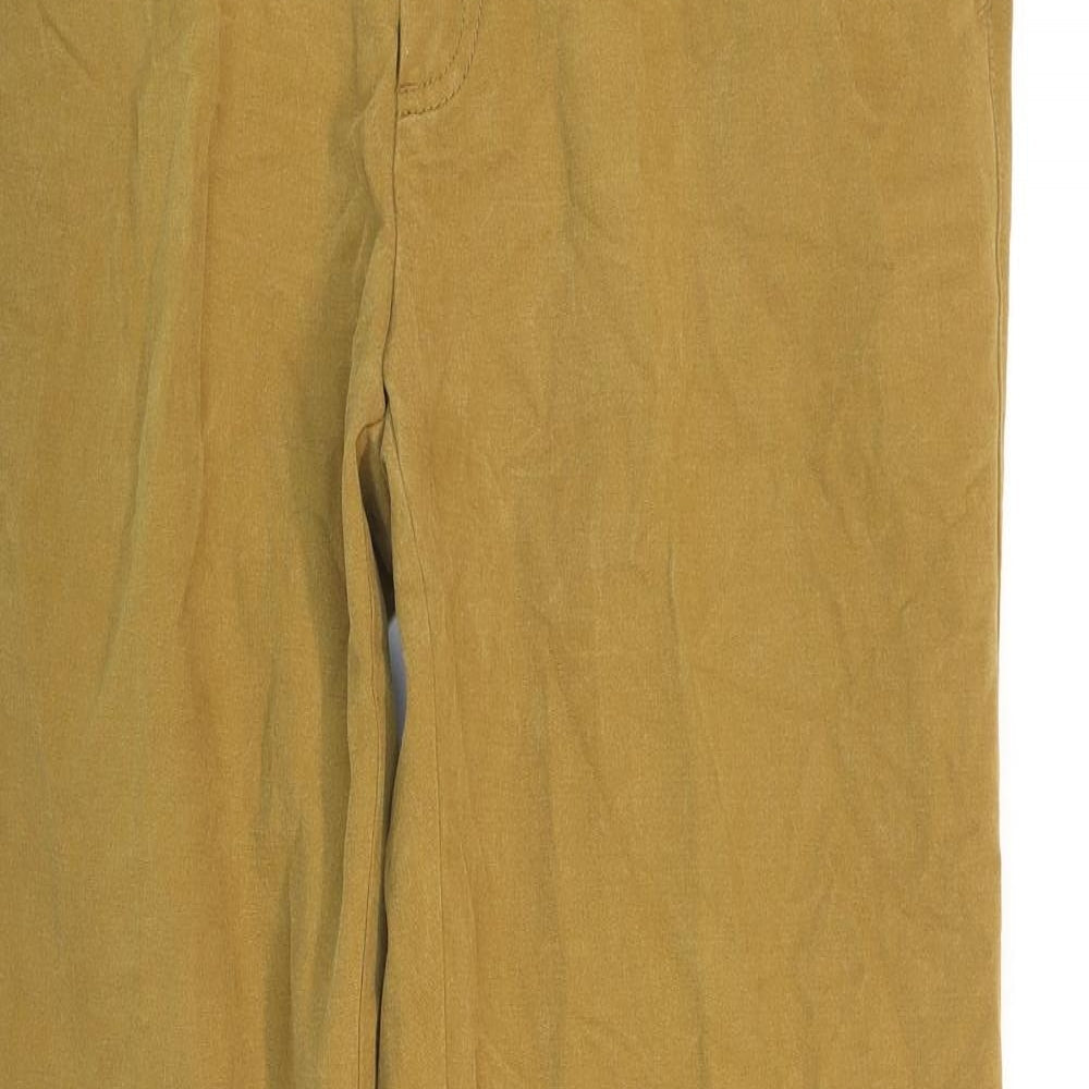 Womens UK Size 34 in John Lewis Regular Fit Dress Pants Brown Trousers