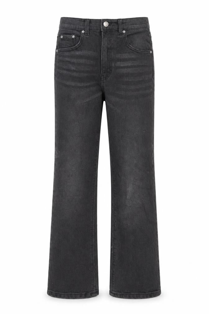 Womens UK Size 6 Pull&Bear Regular Fit Straight Black Jeans
