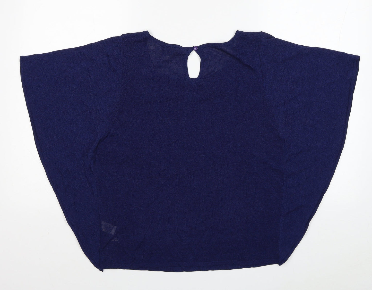 Womens UK Size M Principles Blue Basic T-Shirt