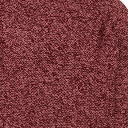 MiM Womens Red Round Neck Acrylic Pullover Jumper Size XL