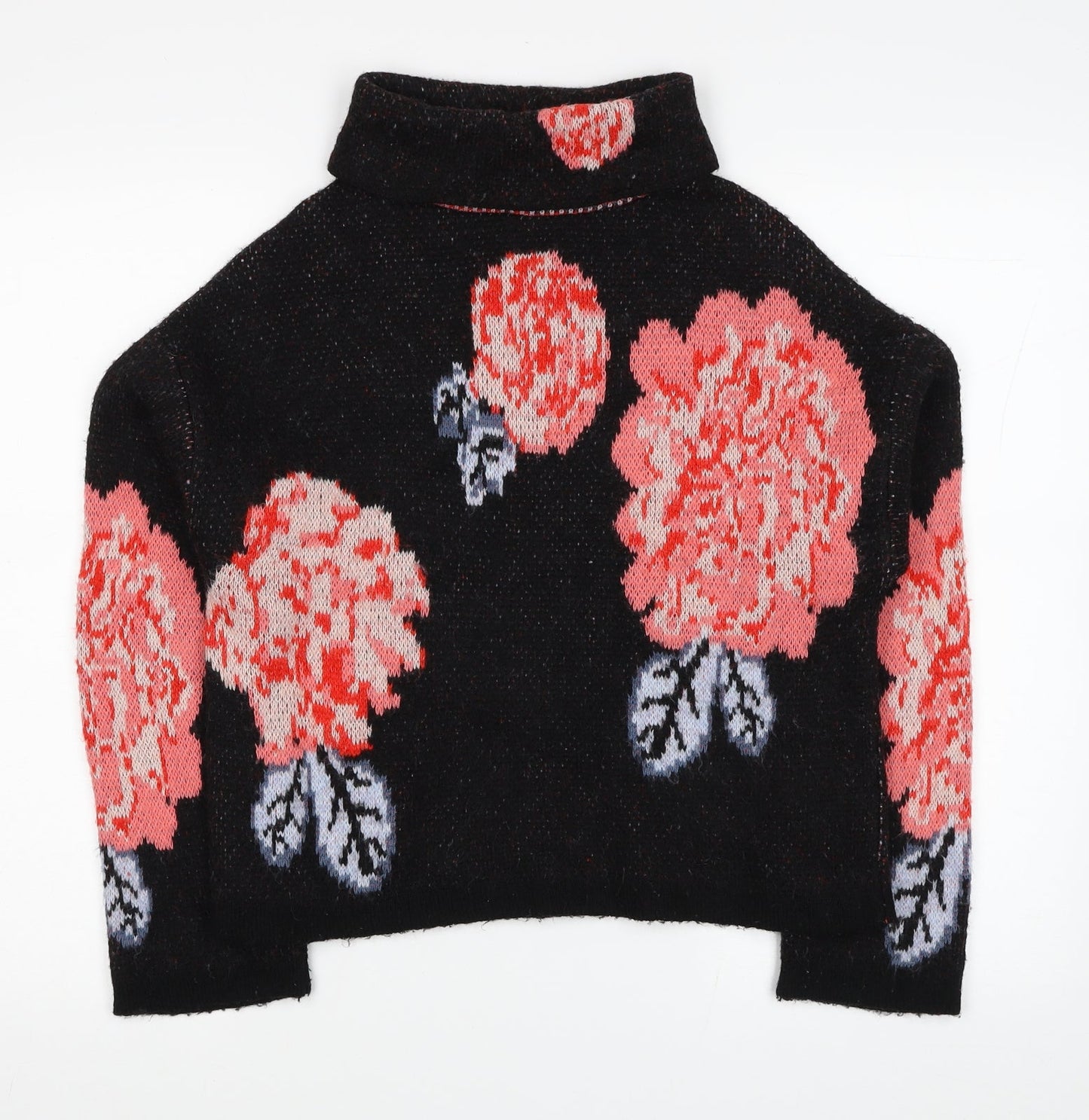 Womens UK Size S Marks and Spencer Black Pullover Jumper