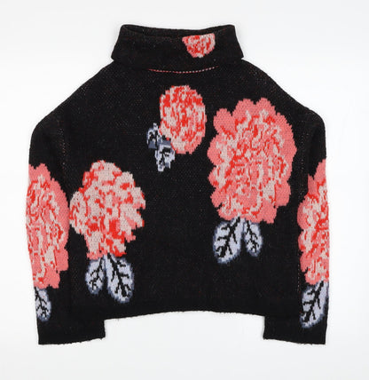 Womens UK Size S Marks and Spencer Black Pullover Jumper