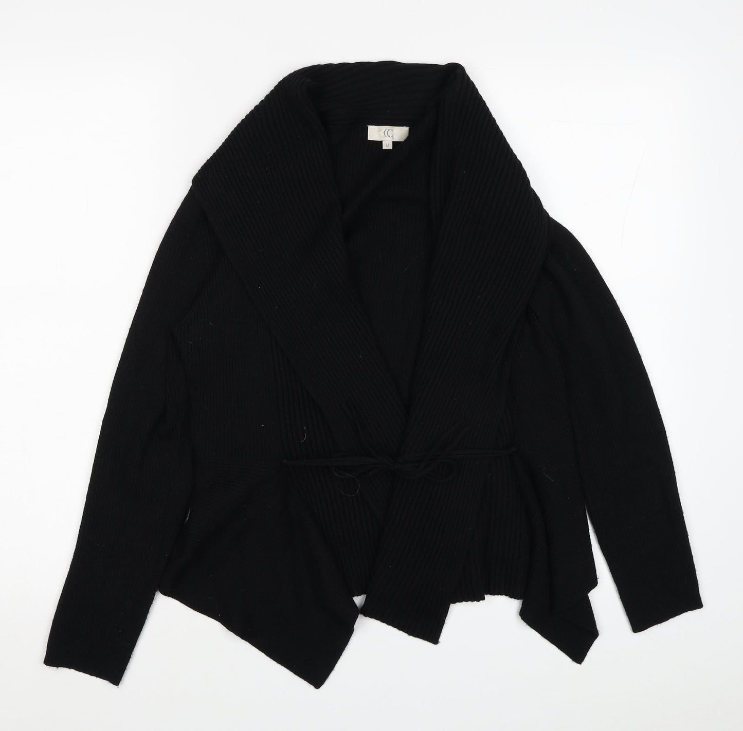 Womens UK Size M CC Fashion Black Cardigan Jumper