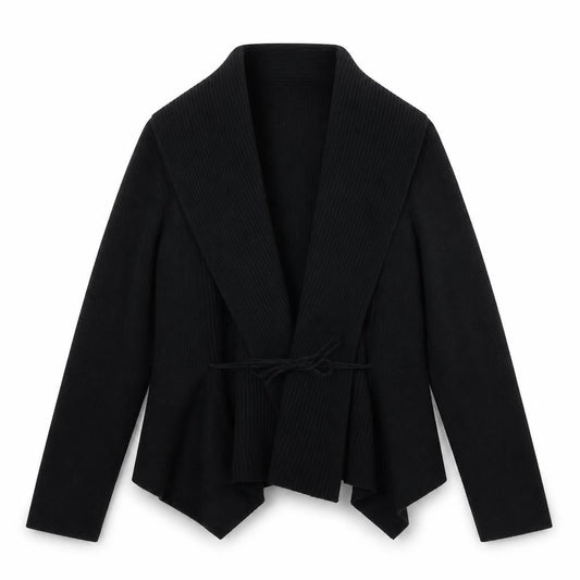Country Casuals Womens Black V-Neck Acrylic Cardigan Jumper Size M