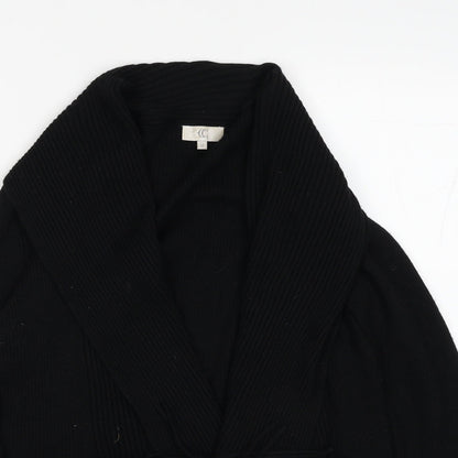 Womens UK Size M CC Fashion Black Cardigan Jumper