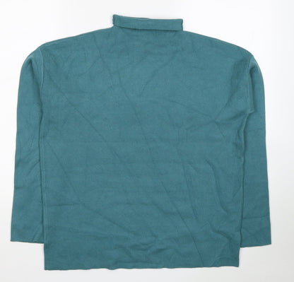 Womens UK Size L Rachel Zoe Blue Pullover Jumper
