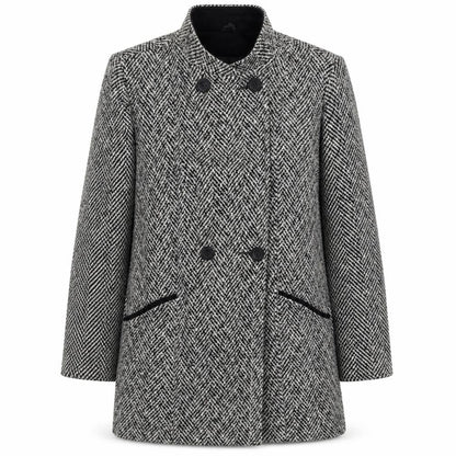 Womens UK Size 12 BHS Black Pea Coat
