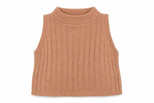 Womens UK Size M I SAW IT FIRST Beige Cropped Tank