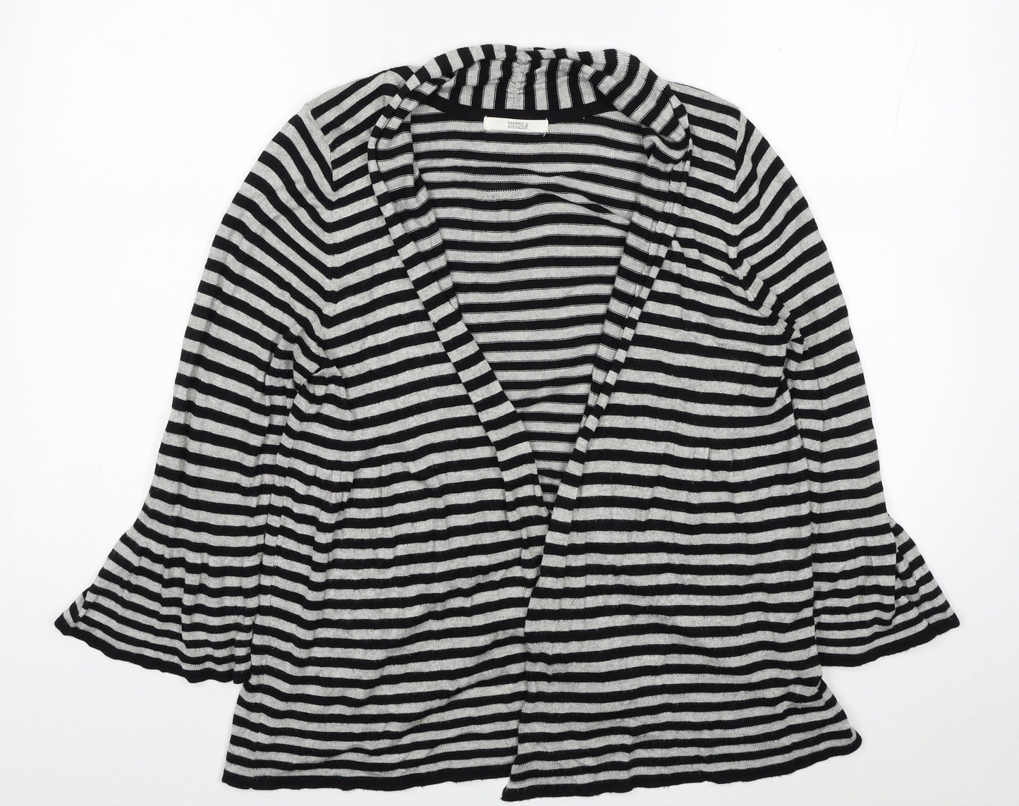 Womens UK Size 14 Marks and Spencer Black Cardigan Jumper