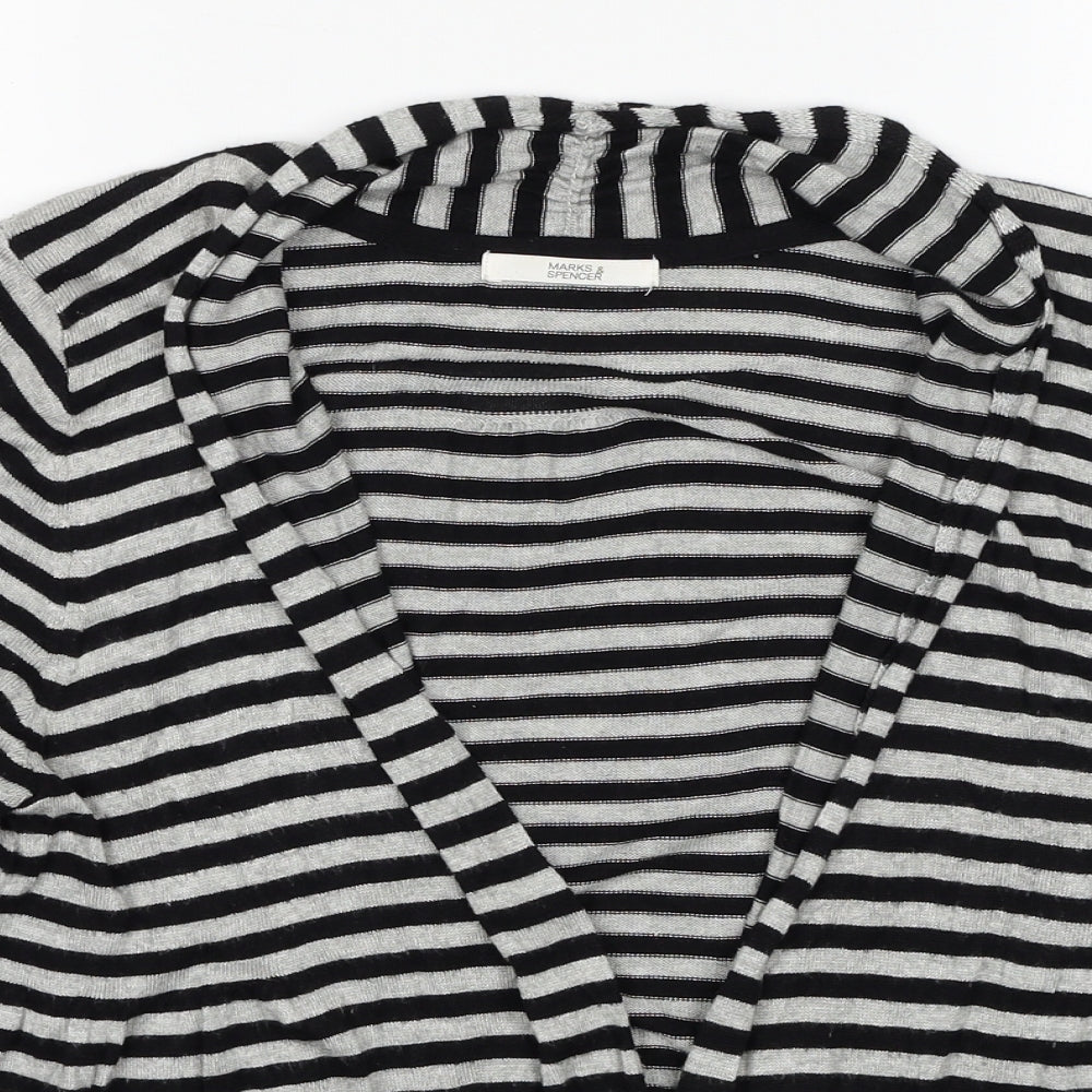 Womens UK Size 14 Marks and Spencer Black Cardigan Jumper