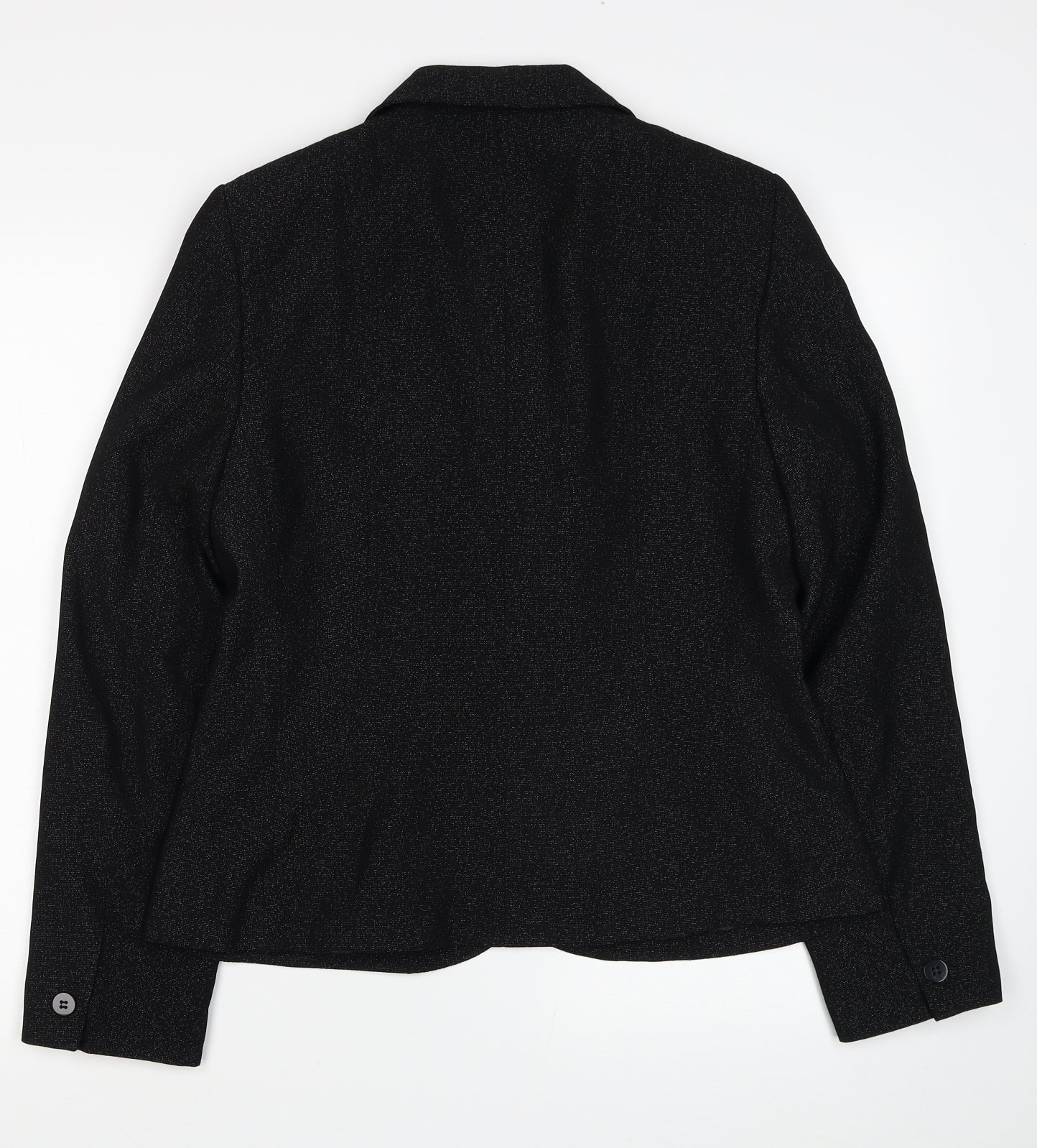 Womens UK Size 14 AMARANTO Regular Black Blazer