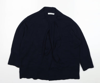 Womens UK Size 14 Marks and Spencer Blue Cardigan Jumper