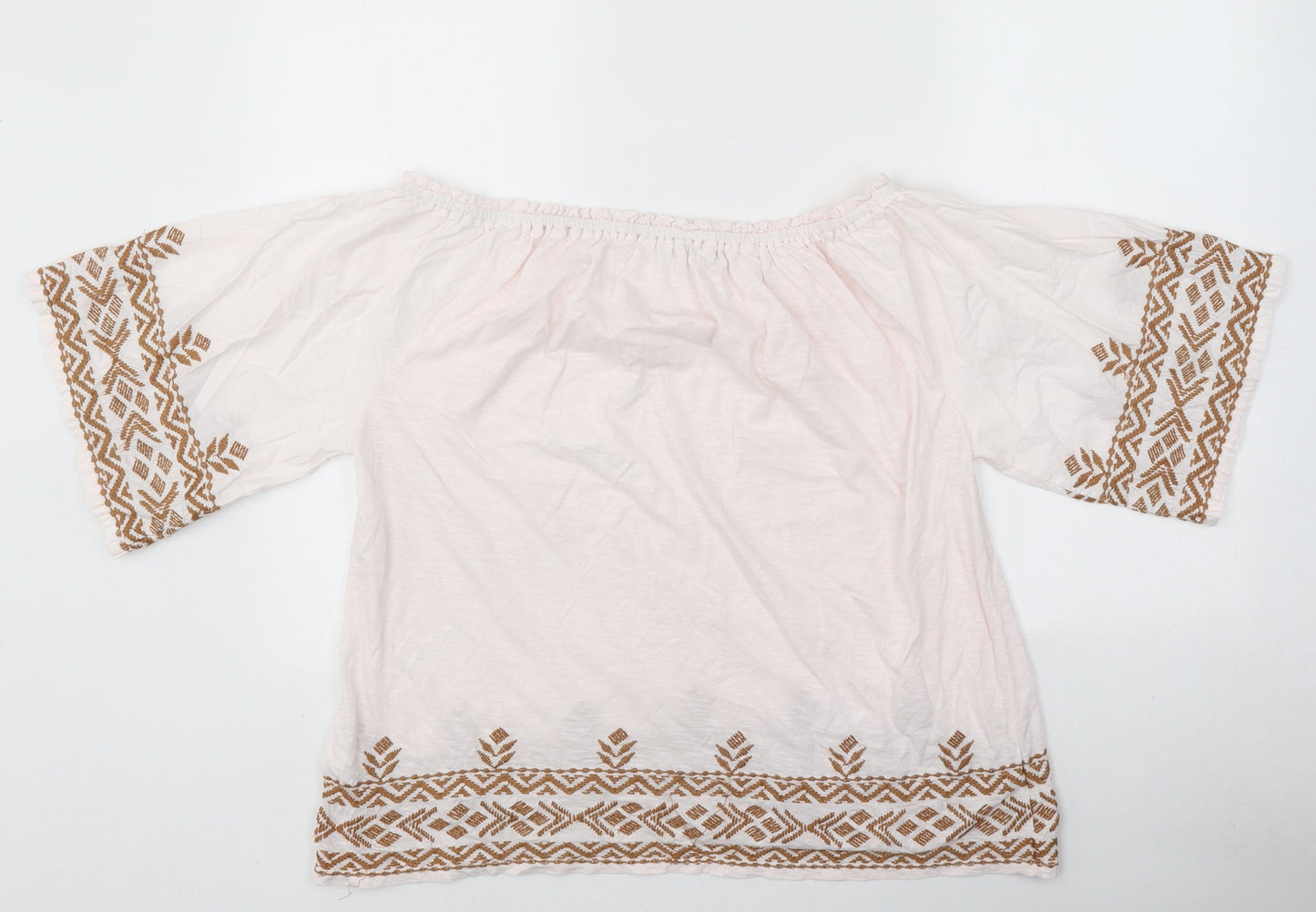 Womens UK Size 12 NEXT Pink Basic T-Shirt
