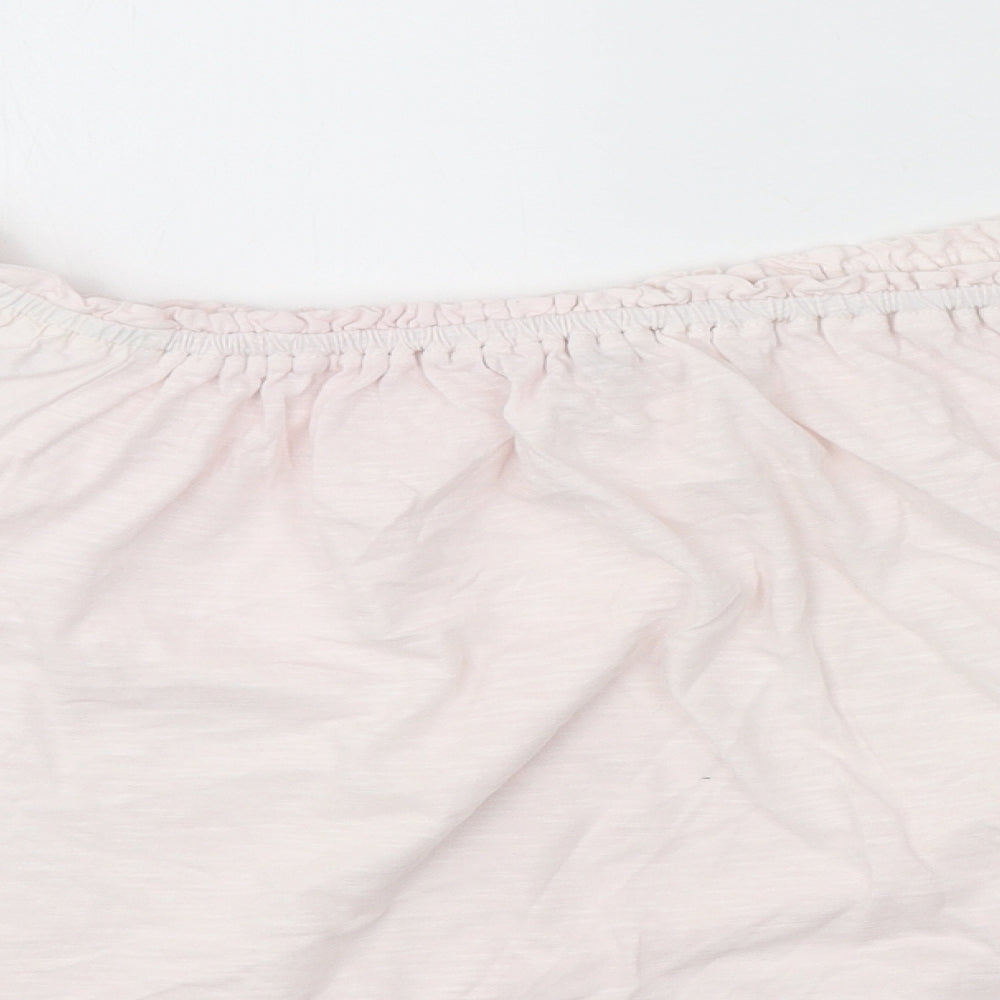 Womens UK Size 12 NEXT Pink Basic T-Shirt