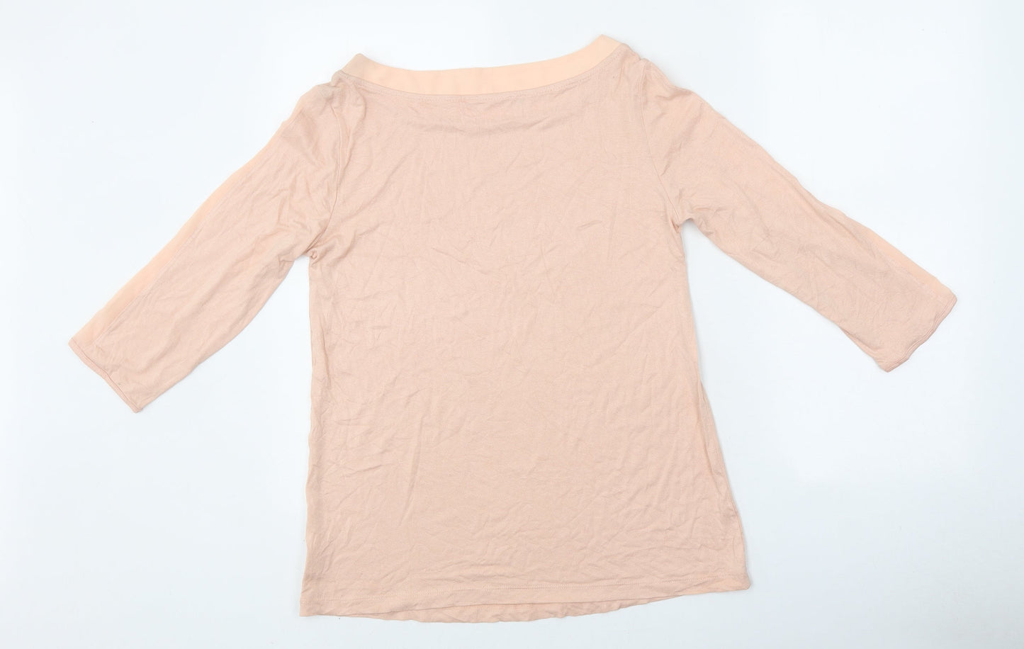 Womens UK Size 14 Preworn Pink Basic T-Shirt