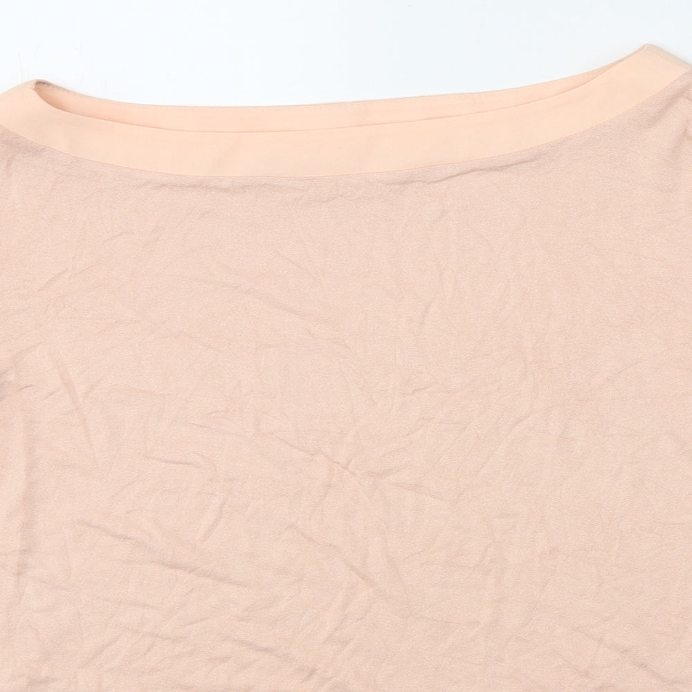 Womens UK Size 14 Preworn Pink Basic T-Shirt