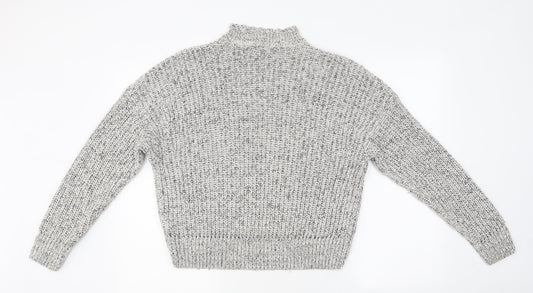 Womens UK Size S New Look Grey Pullover Jumper