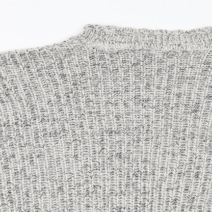 Womens UK Size S New Look Grey Pullover Jumper