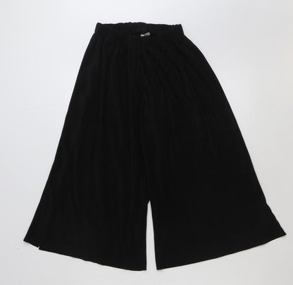 Womens UK Size 4 ASOS Regular Fit  Black Trousers