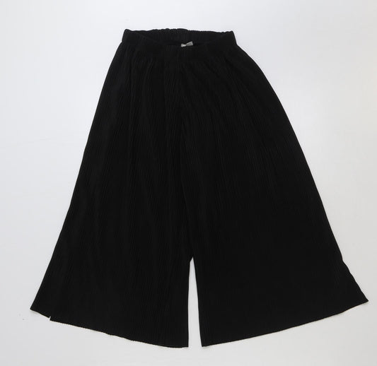 Womens UK Size 4 ASOS Regular Fit  Black Trousers