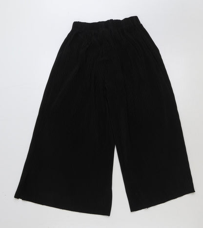 Womens UK Size 4 ASOS Regular Fit  Black Trousers