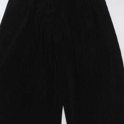 Womens UK Size 4 ASOS Regular Fit  Black Trousers