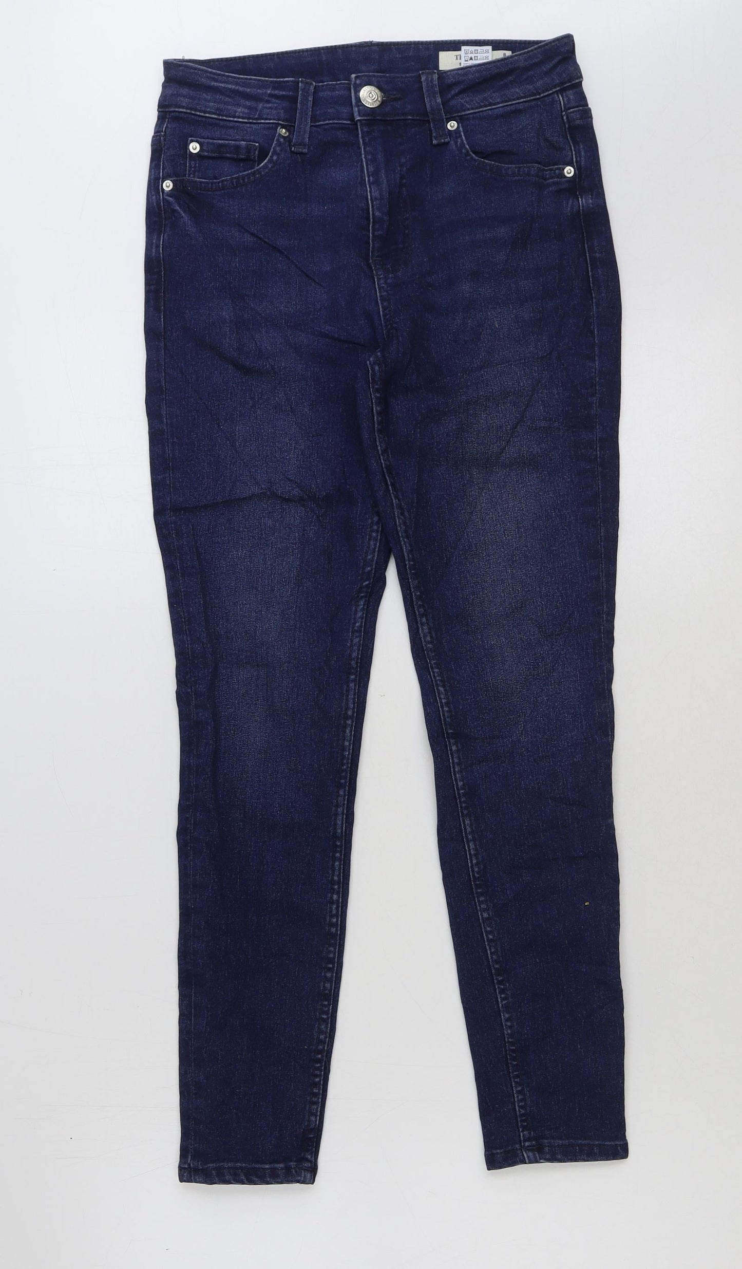 Womens UK Size 8 Marks and Spencer Regular Fit Skinny Blue Jeans