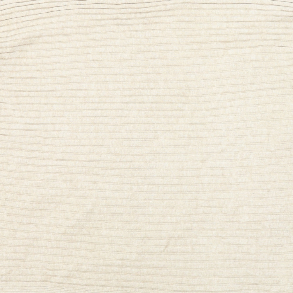 George Womens Beige Round Neck Viscose Pullover Jumper Size L