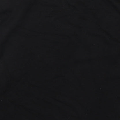 Papaya Womens Black Polyester Pullover Sweatshirt Size S Pullover - Love Heart