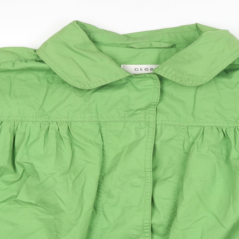 George Womens Green Jacket Coatigan Size 18 Snap