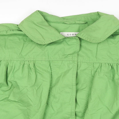 George Womens Green Jacket Coatigan Size 18 Snap