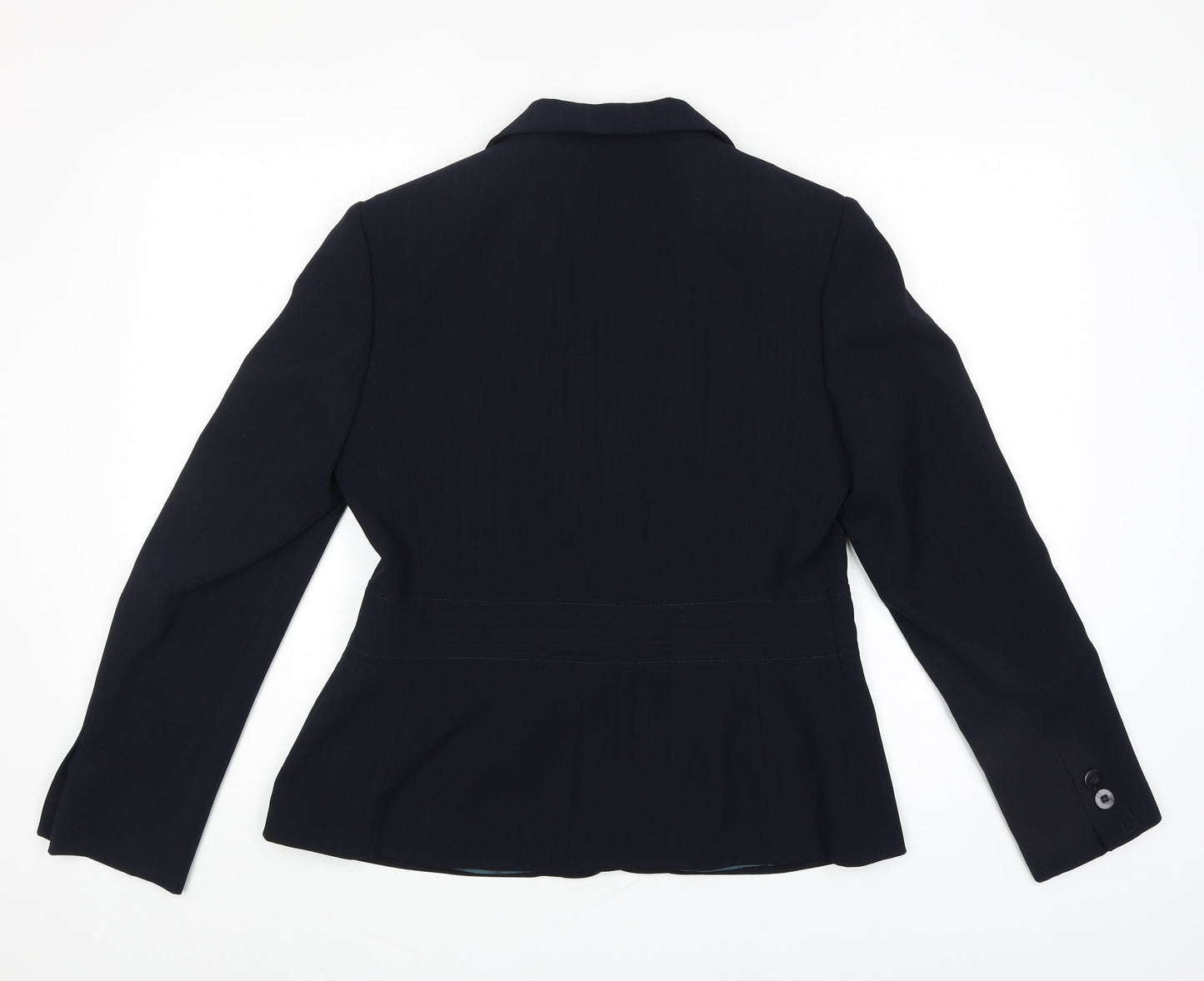 Autonomy Womens Blue Jacket Blazer Size 12 Button