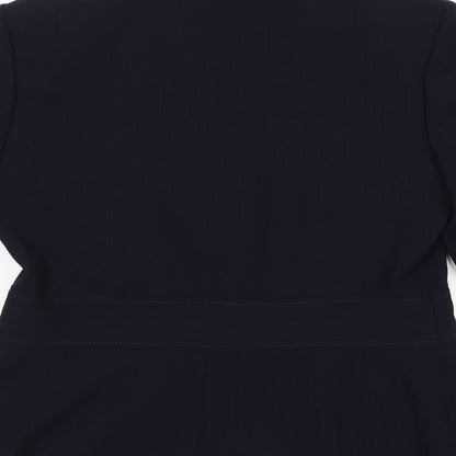 Autonomy Womens Blue Jacket Blazer Size 12 Button