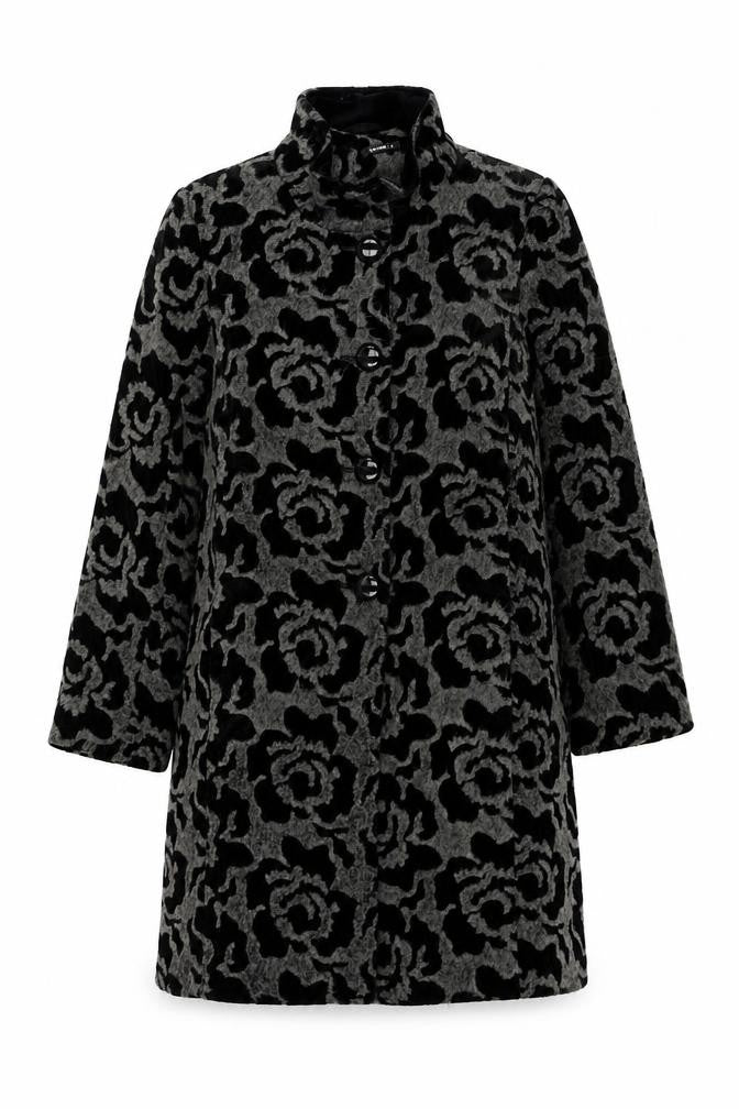 Womens UK Size M Roman Grey Pea Coat