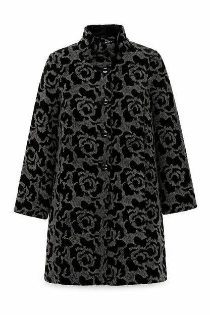 Womens UK Size M Roman Grey Pea Coat