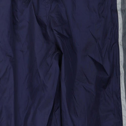 Sportrax Boys Blue Polyester Rain Trousers Trousers Size XL Regular Button - Full Leg Button Up