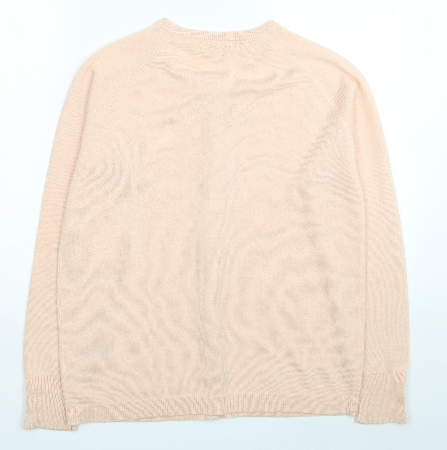 Womens UK Size M Plum Tree Pink Cardigan Jumper