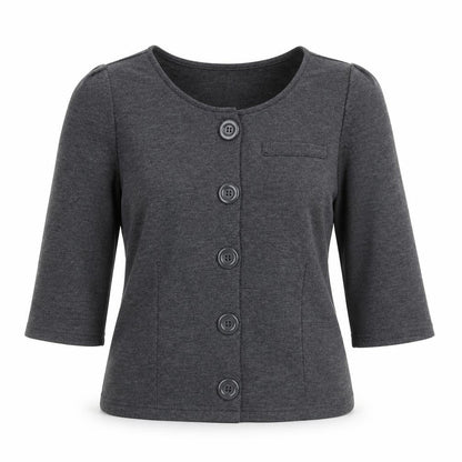Womens UK Size M H&M Grey Cardigan Jumper