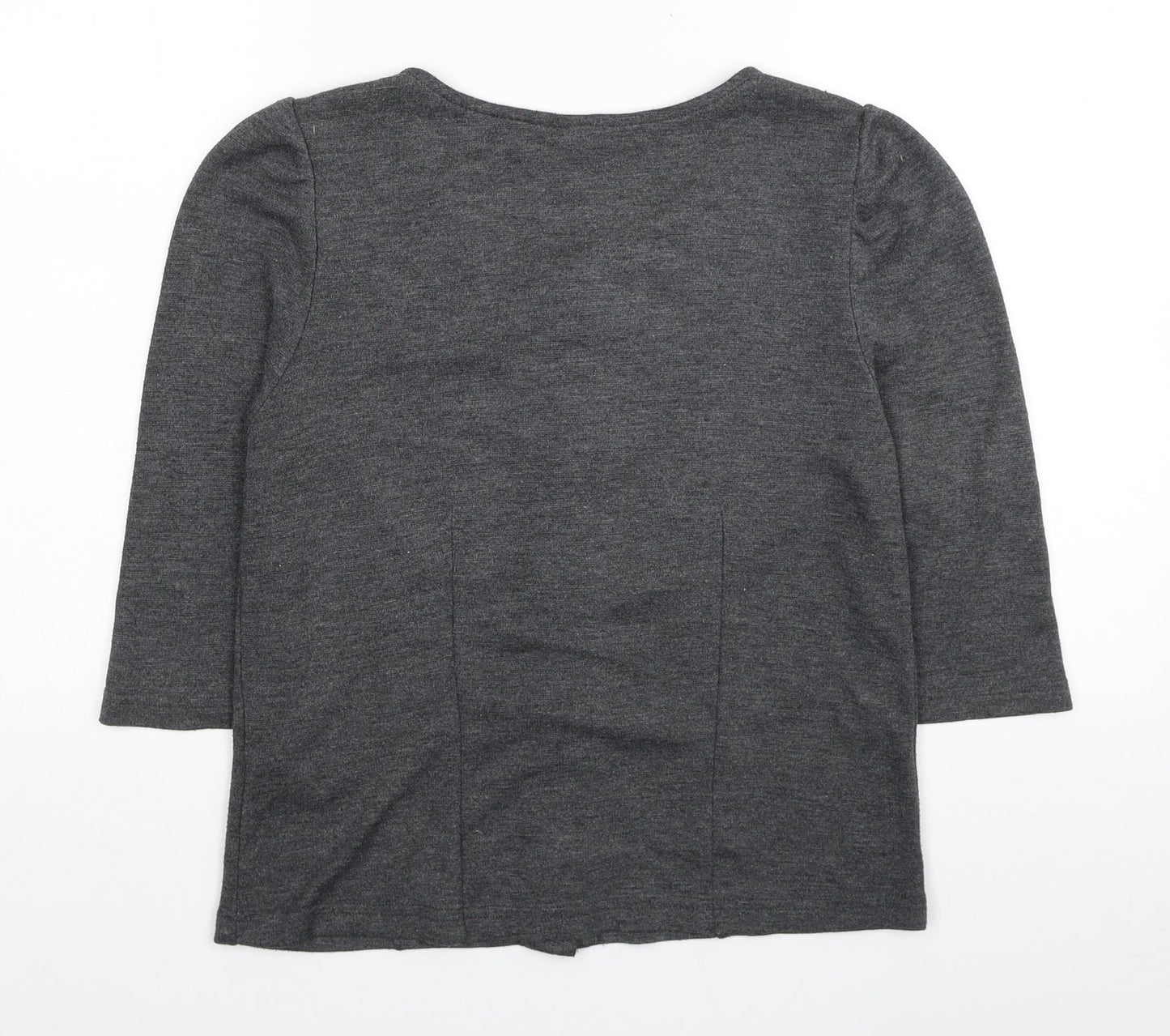 Womens UK Size M H&M Grey Cardigan Jumper