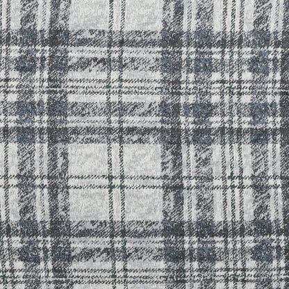 TU Womens Grey Plaid Polyester Basic Blouse Size 10 Round Neck