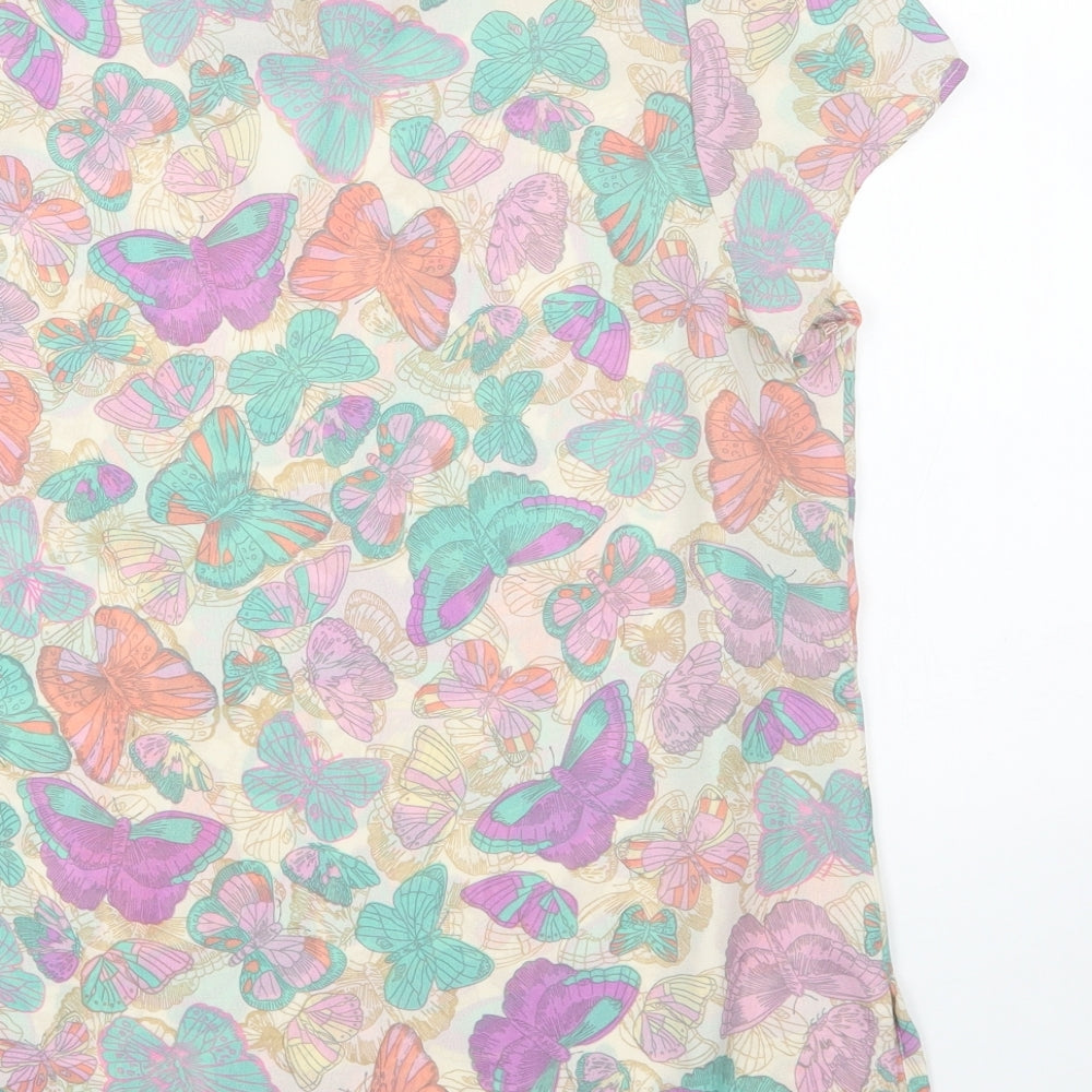 Womens UK Size 12 Wardrobe Multicoloured Basic Blouse