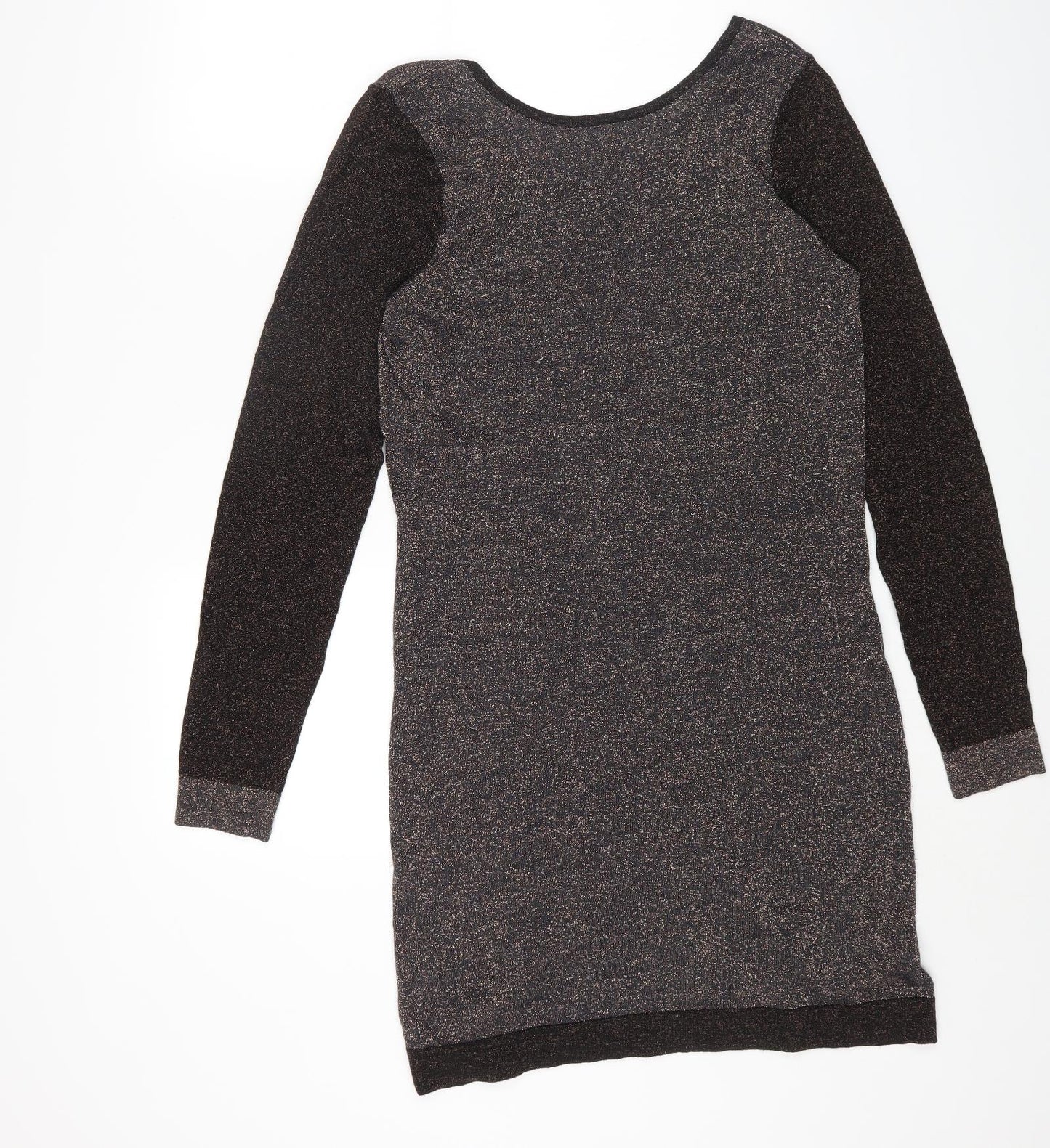 Dorothy Perkins Womens Multicoloured Viscose Bodycon Size 14 Round Neck Pullover