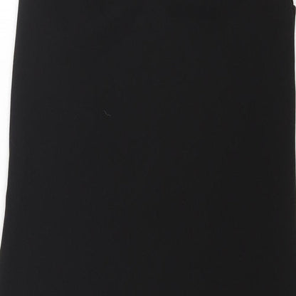 Zara Womens Black Polyester Bodycon Size S Sweetheart Pullover