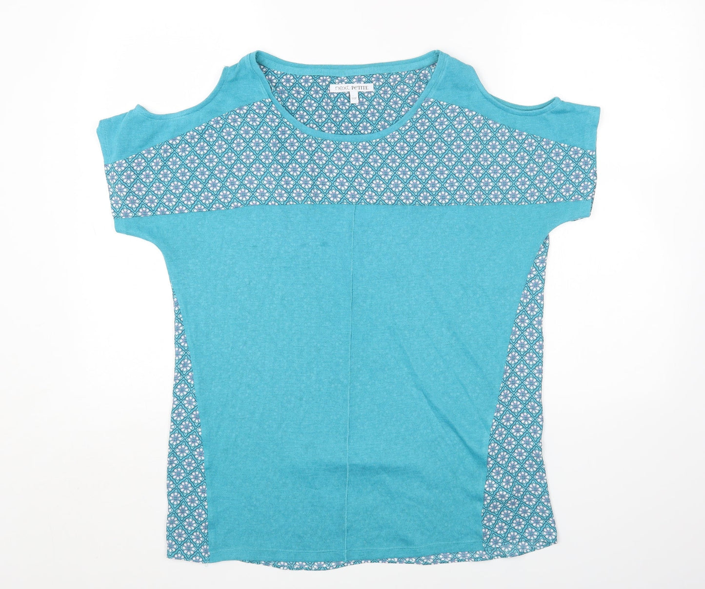 Womens UK Size 14 NEXT Blue Basic T-Shirt