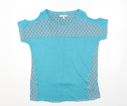 Womens UK Size 14 NEXT Blue Basic T-Shirt