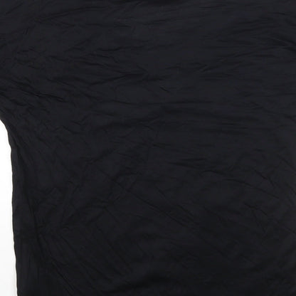 Womens UK Size 6 Marks and Spencer Black Jersey T-Shirt