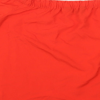 Womens UK Size 10 F&F Red Basic T-Shirt