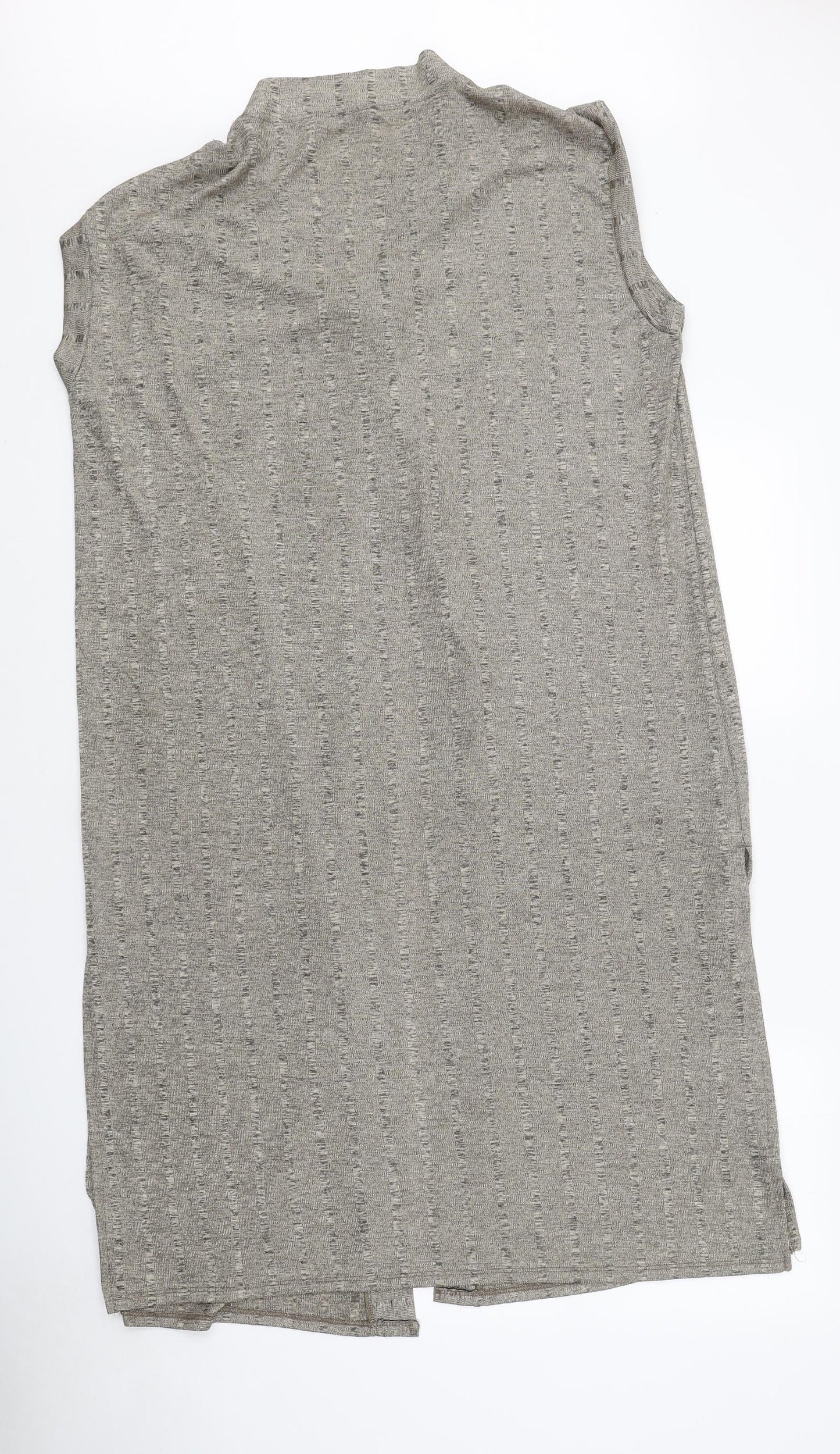 George Womens Brown V-Neck Polyester Cardigan Jumper Size 14