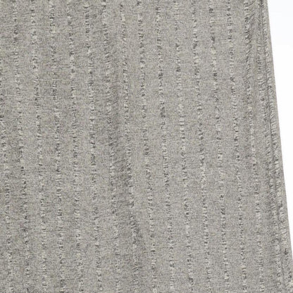 George Womens Brown V-Neck Polyester Cardigan Jumper Size 14